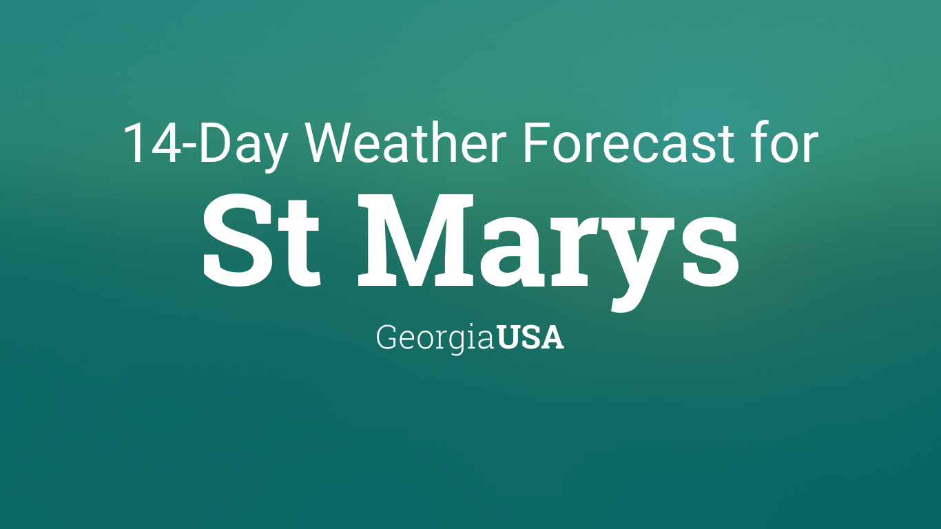 St Marys, Georgia, USA 14 day weather forecast